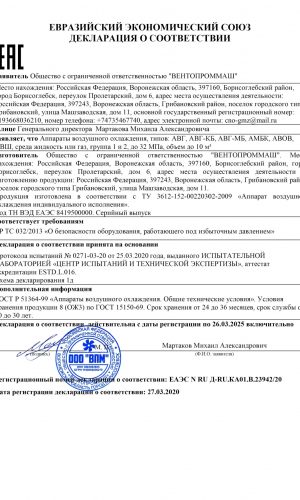 Declaracia_ЕАЭС_N2 Декларация соответствия ЕАЭС 2